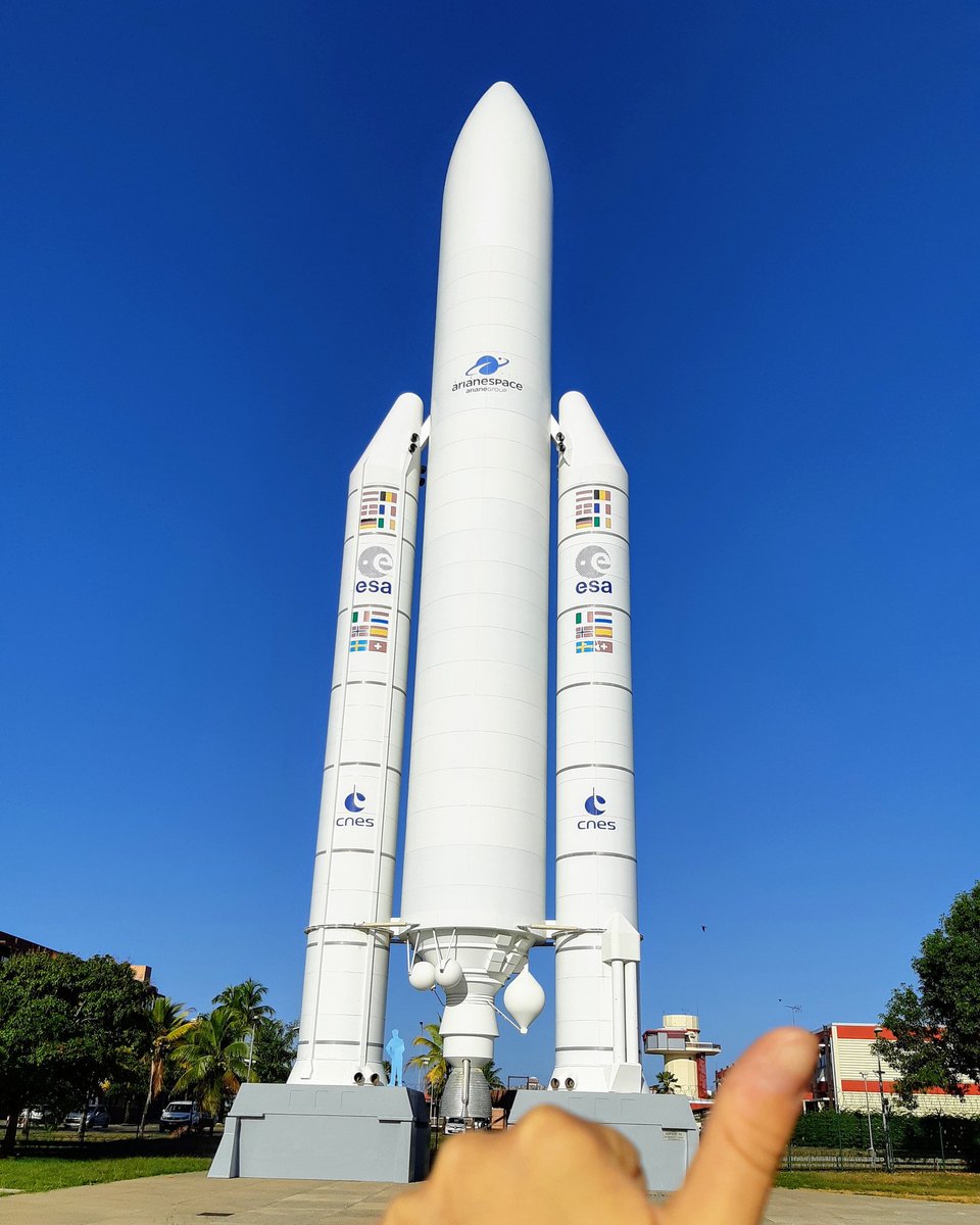 690 km2, c'est la superficie du #centrespatialguyanais soit moins de 1% de celle de la #Guyane