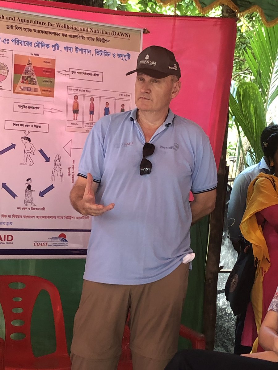Tjada's tweet photo. I saw how U.S. investments in nutrition and food security through programs like @FeedtheFuture and @USAIDFFP are making all the difference in Bangladesh. I am proud to be a @FeedtheFuture alum and I’m excited for continued U.S. leadership on nutrition. @CARE. #LearningTours https://t.co/u073XDZORJ