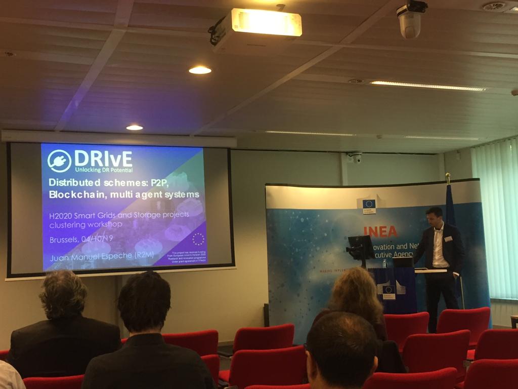 Last week we were at the Cluster for Low TRL Smart Grids and Storage Projects, hosted by @inea_eu, representing <a href="/DRIvE_EUproject/">DRIvE</a> and coordinating the group on Distributed Schemes. Planning already activities for the next months