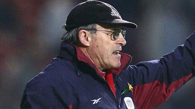 BBCRadioStoke's tweet photo. #CreweAlex have today announced that their Director of Football and former long serving manager #DarioGradi has retired from his position at the club. https://t.co/yUM50Smubq