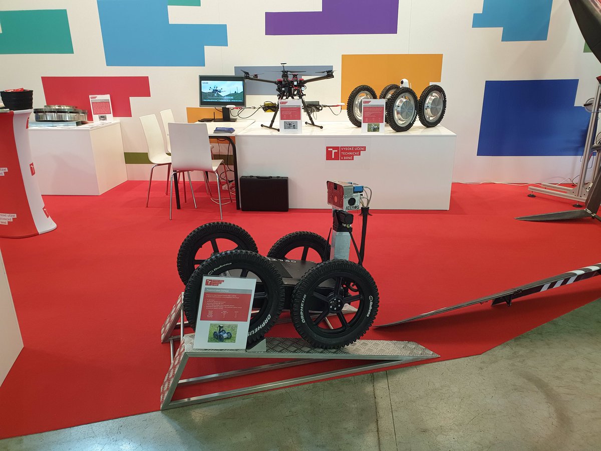 CEITEC_Brno's tweet image. You can visit our #robotic exhibit of @CEITEC_RG2_2 in the Hall Z (stand Z77) till this Friday at @MSV_Brno 2019! @CEITEC_Brno @VUTvBrne #internationalengineeringfair #CEITECScience #brnoregion #CzechRepublic