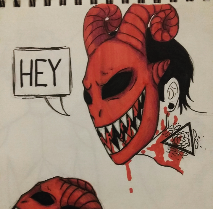 Caffeined2's tweet photo. Some recent Mafia AU Shax doodles •-•

#tcm #Shax #The_Couch_Monsters #FlowerMafia #mafia #mafiaau #demon #devil #mask #horror #illustration #art #traditionalart #originalcharacter #originalcomic #originalart #oc #instaart https://t.co/bdLx4or2A4