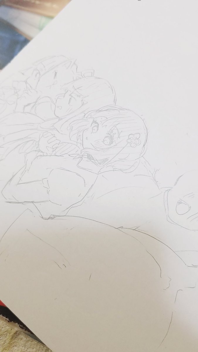 chilisa0522's tweet photo. こともの女子の集合絵力尽きた… https://t.co/IC4hQBTUEg