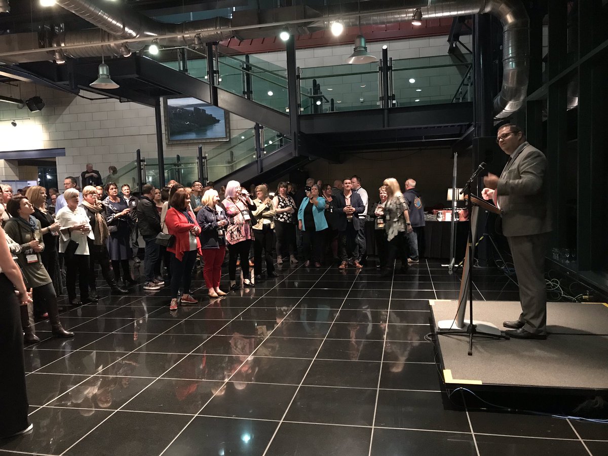 TCAR_GovNL's tweet photo. It was a grand kick off to the 2019 @AtlCanShowcase last night @TheRooms_NL... @bernardjdavis and staff of @NLtweets hosted this year’s conference ‘Welcome Reception’! A wonderful evening was had by all! https://t.co/aoODMAbEm3