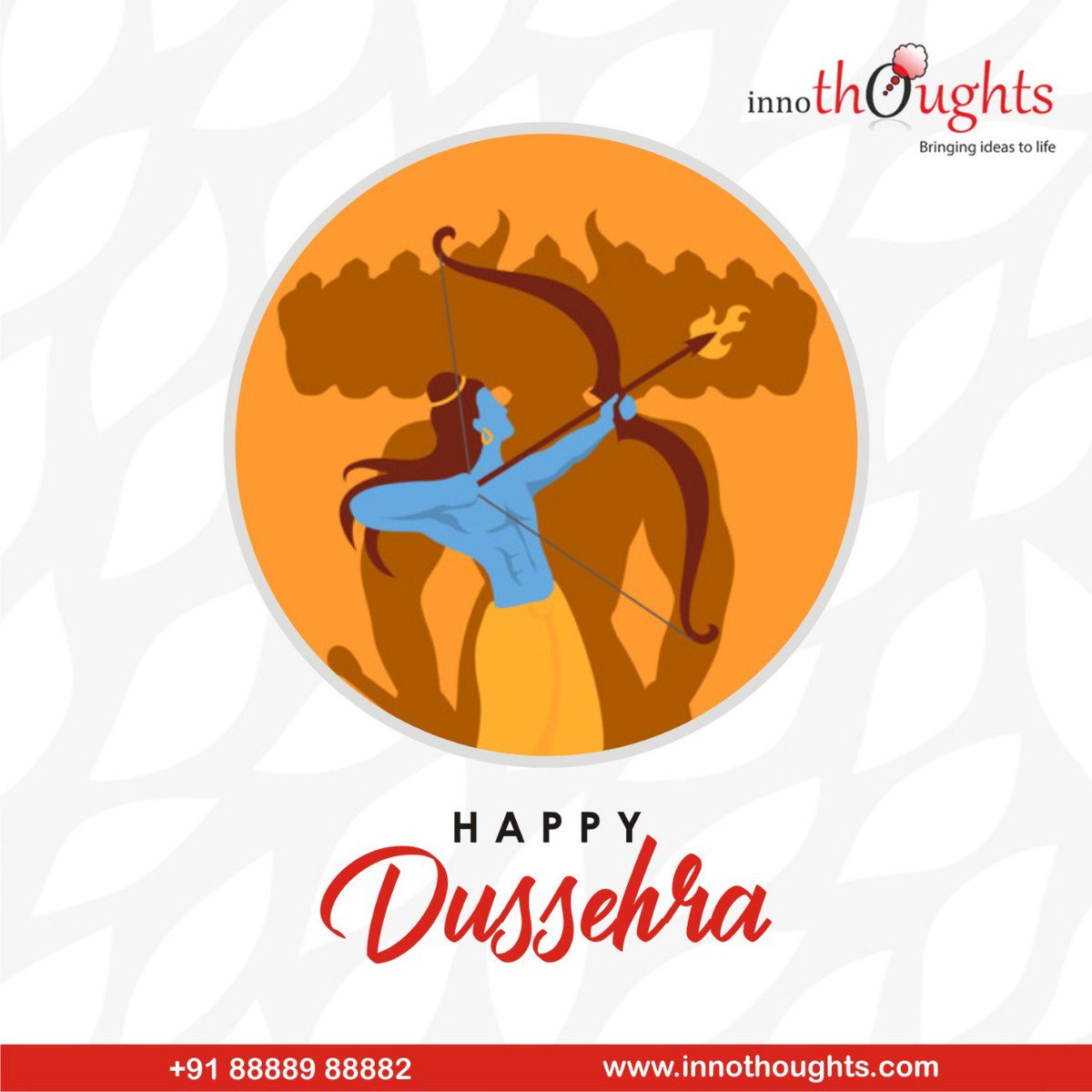 innothoughts15's tweet image. Innothgoughts wishes everyone a happy and prosperous Dussehra.
Wish you happy Dussehra!!
#Innothoughts #Branding #servicesIndia #bestinpune #bestinindia #bestinmaharashtra #HappyDussehra #goodoverbad #dussehra #VijayaDashami #Festival