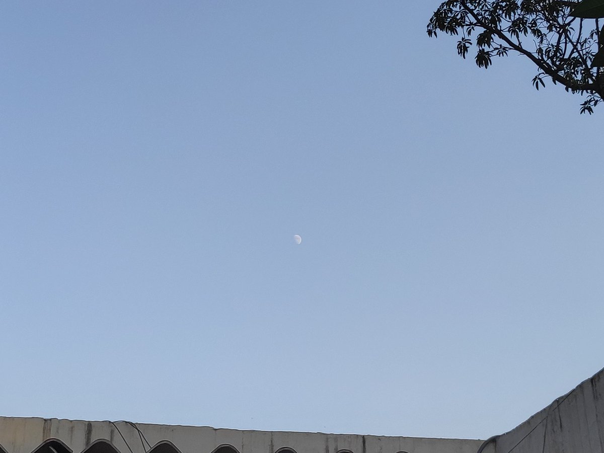 vikaskyogi's tweet photo. दिल्ली में प्रदूषण न होने की वजह से दिन में भी चाँद दिख रहा है।
#अपनी_दिल्ली #ApniDilli https://t.co/OLBW7vhkkB