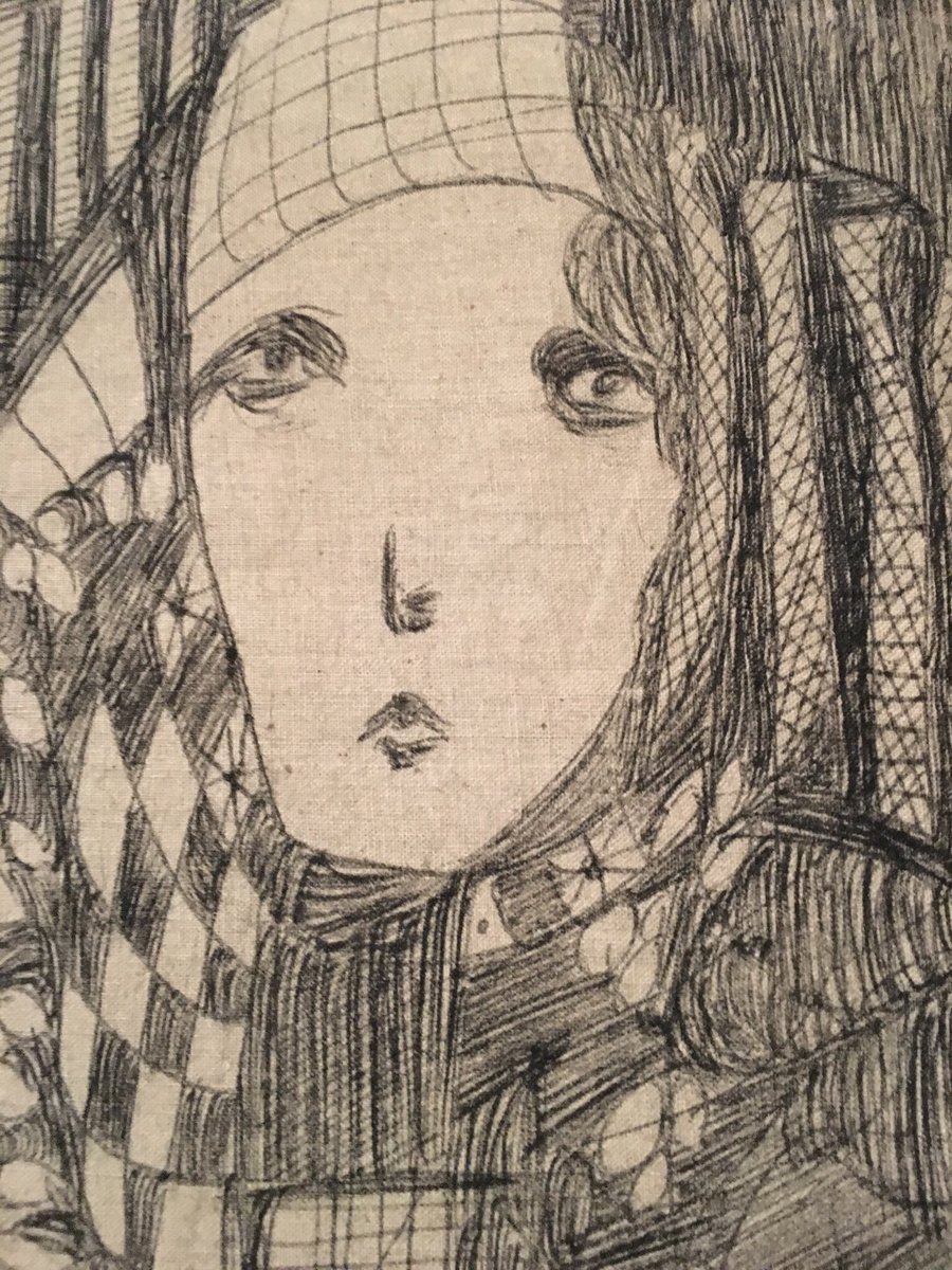 By Madge Gill from the recent exhibition of her work at William Morris Gallery, London. #modern #outsiderart #exhibition #drawings #inspiration #female #stevonrussellinspiration
