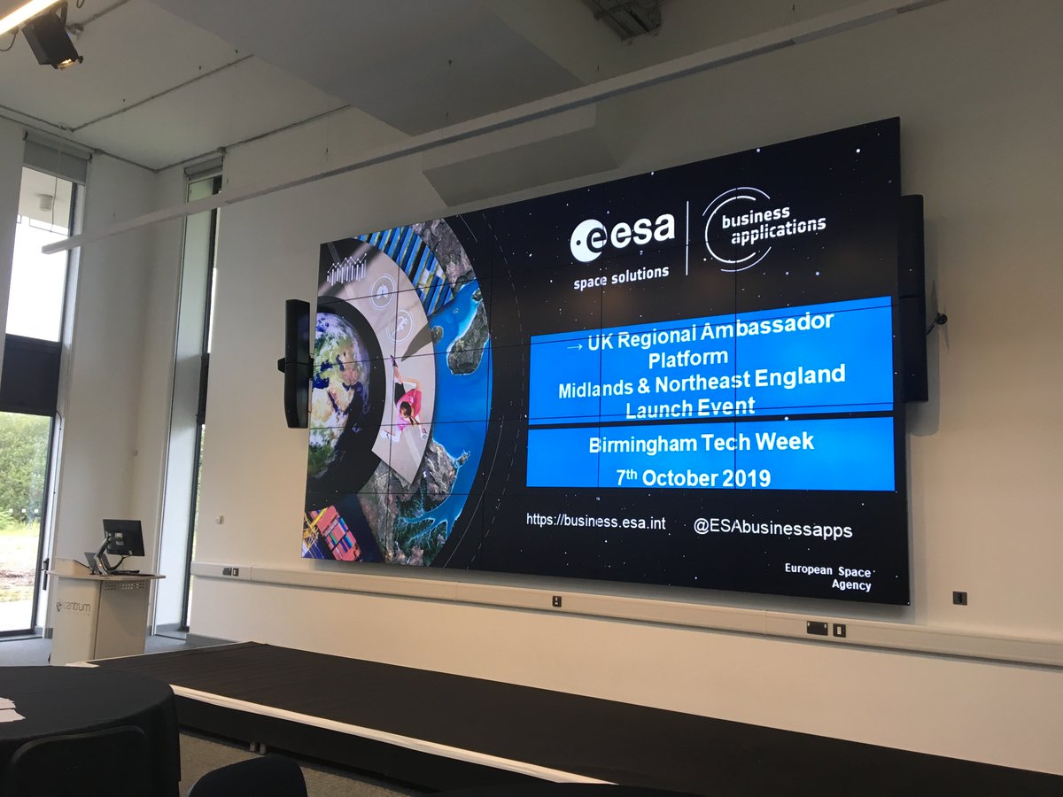 Looking forward to a great day with <a href="/ESAbusinessapps/">BusinessApplications (Now ESA Space Solutions)</a>, we're excited to tell you more about what's going on here soon!