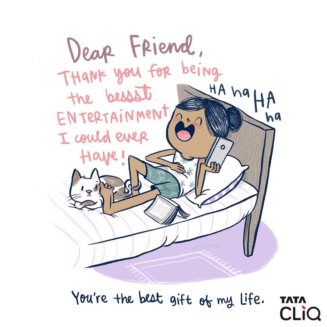 TataCLiQFashion's tweet photo. Share this card to your feed & tag your best friend & Tata CLiQ with #GiftForAGift. Get this exclusive card by adding details https://t.co/BAkr73dQQH To gift them something more special, shop on the #DayOfGift -10th Oct #TenOnTenSale #TenOnTenGift #TenOnTenCards https://t.co/bC66gGqfRo