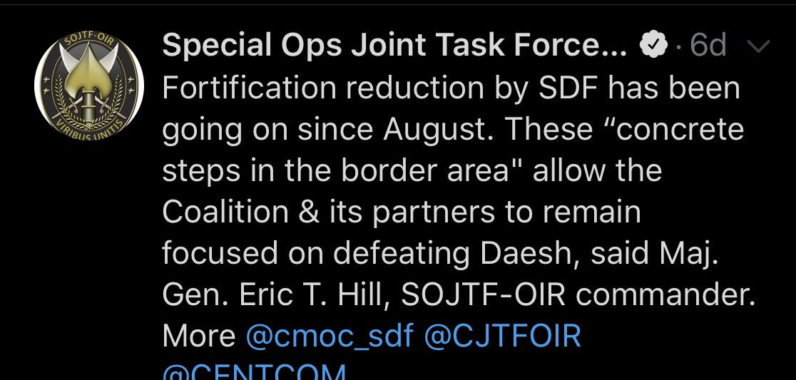 andy_tweetz's tweet photo. @FaisalAliPTI @lcby Trump effectively betrayred US special forces who have been working with #SDF in good faith to persuade them  they can trust the #securitymechanism https://t.co/j4929t5Bqs