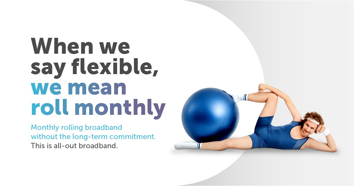 We like to keep things flexible. View our rolling monthly packages: hyperoptic.com/price-plans/