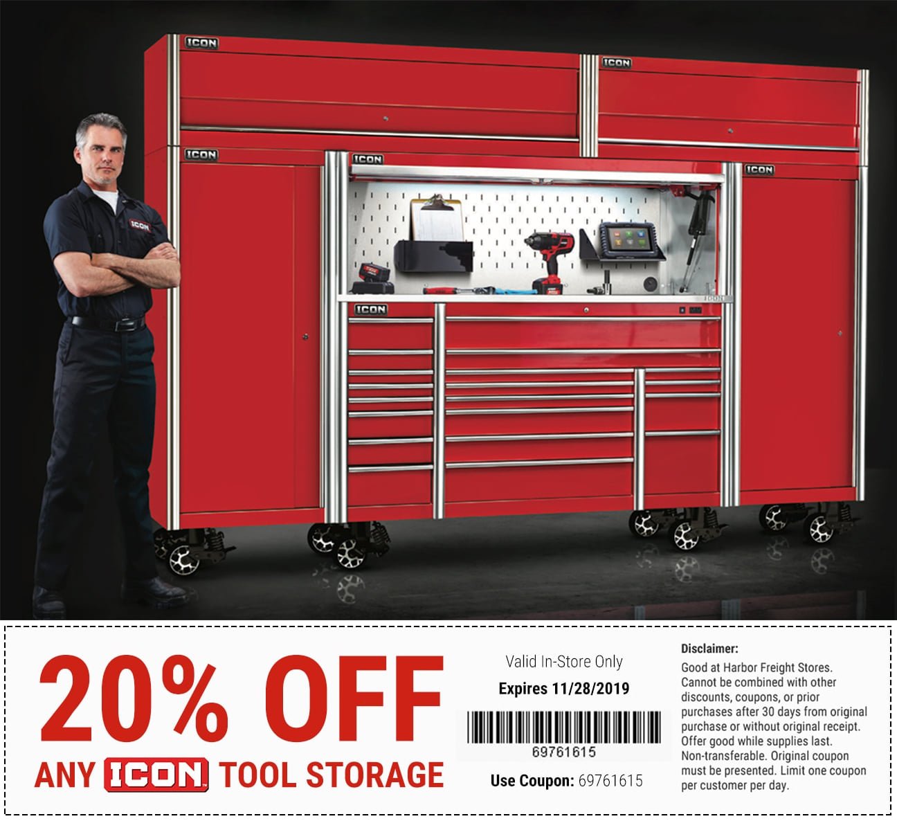 Harbor Freight Tools Tool Truck Quality Unbeatable Prices Experience Our New Line Of Icon Tools And Storage At A Harbor Freight Location Near You And Save Off Any Icon