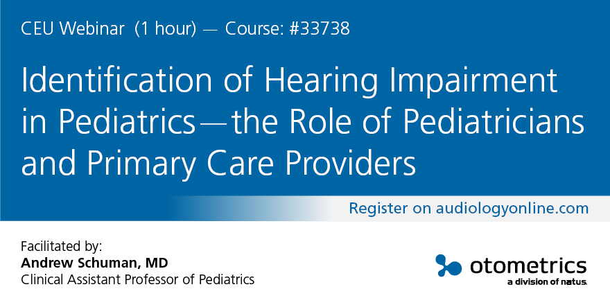 otometricsNA's tweet photo. Primary Care Providers are often the first contact when a parent expresses concern about their child – whether it be concern about speech development, articulation, or suspicion about a possible hearing impairment. 
Thu, Oct 17, 2019 at 1:00 pm EDT
https://t.co/2LDreA9P07 https://t.co/wWFz2uwlFN