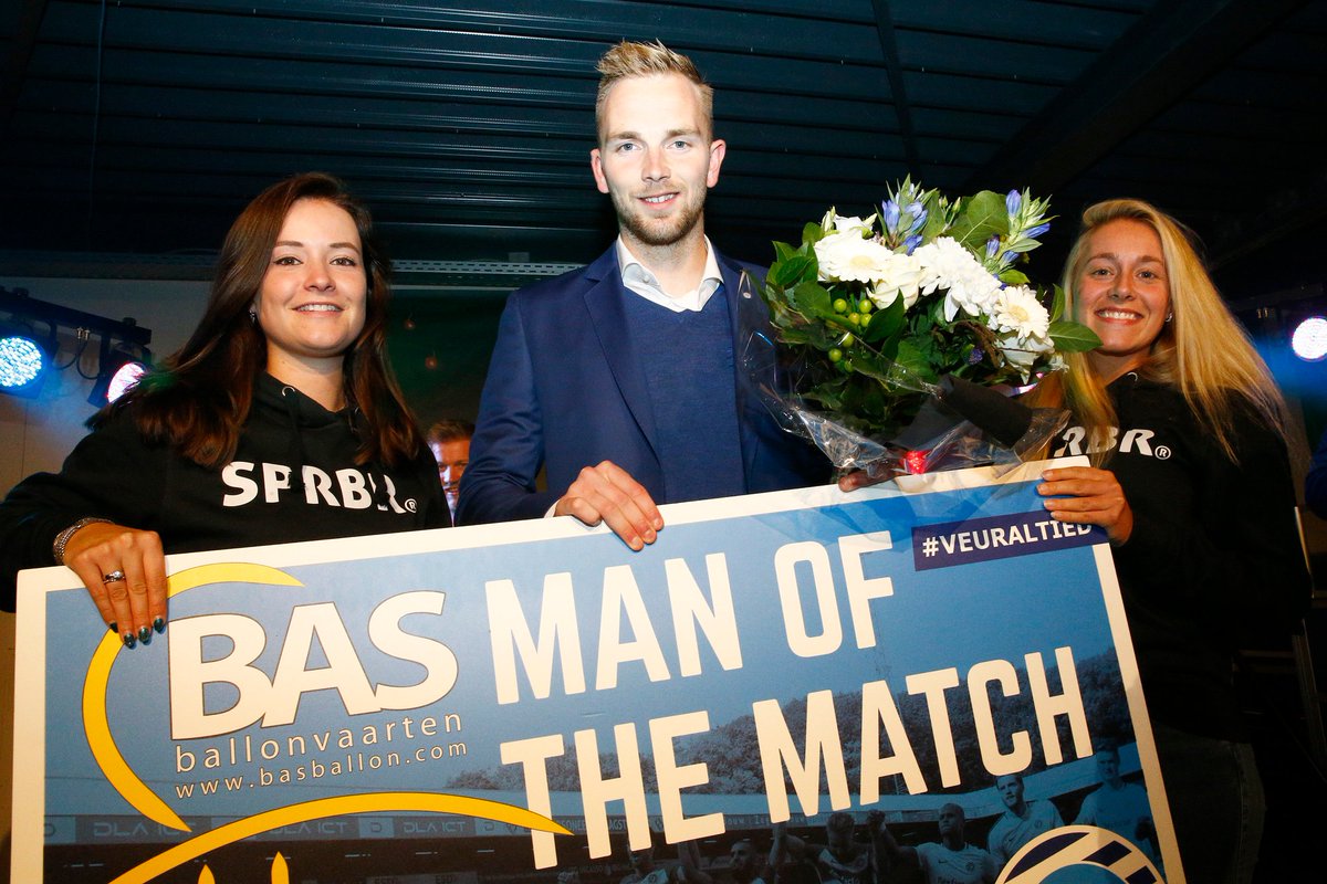 Bijna unaniem door het publiek gekozen. 

Mag ik een applaus voor <a href="/BASBallonvaart/">BAS Ballonvaart</a> MAN of the MATCH: Hidde Jurjus!