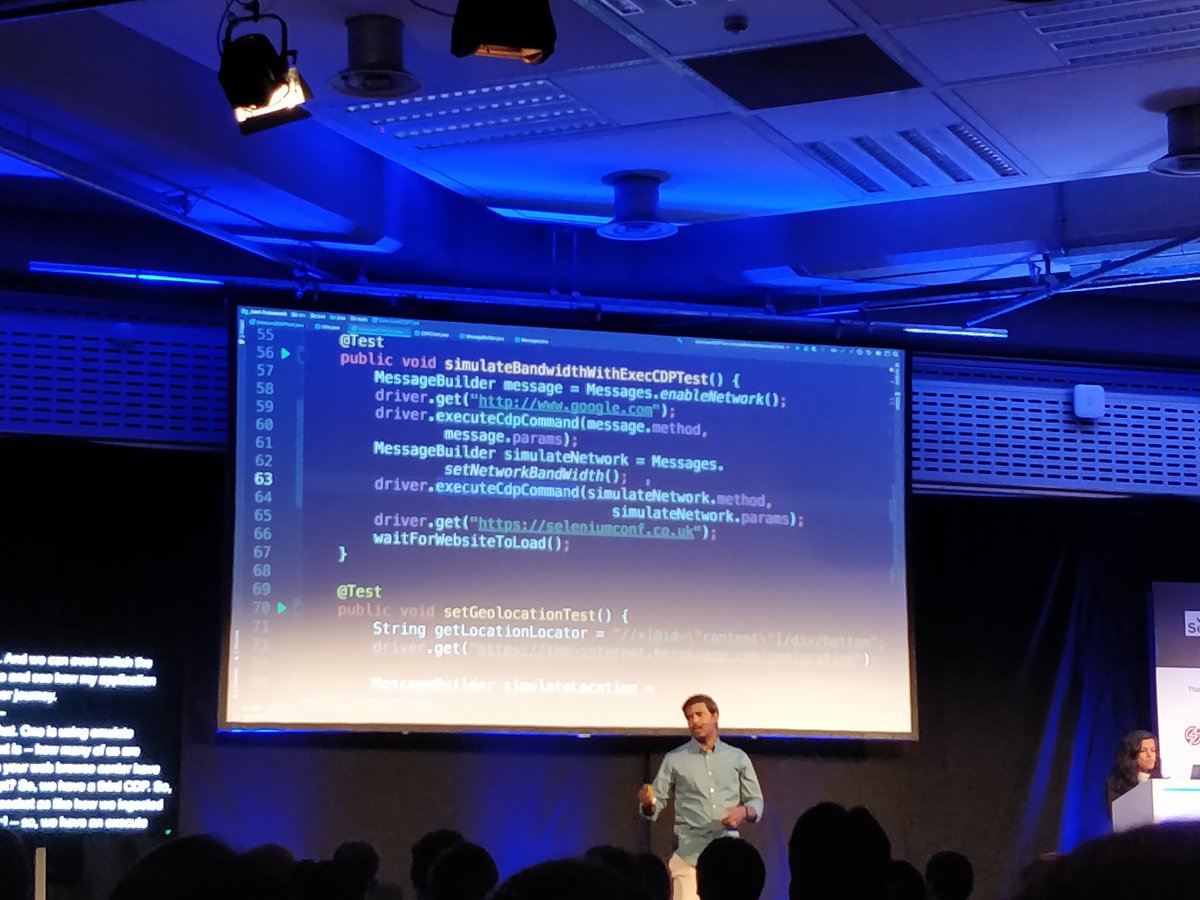 juegotester's tweet image. #selenium4 brings executeCdpCommand to execute experimental APIs in chrome #SeConfLondon
