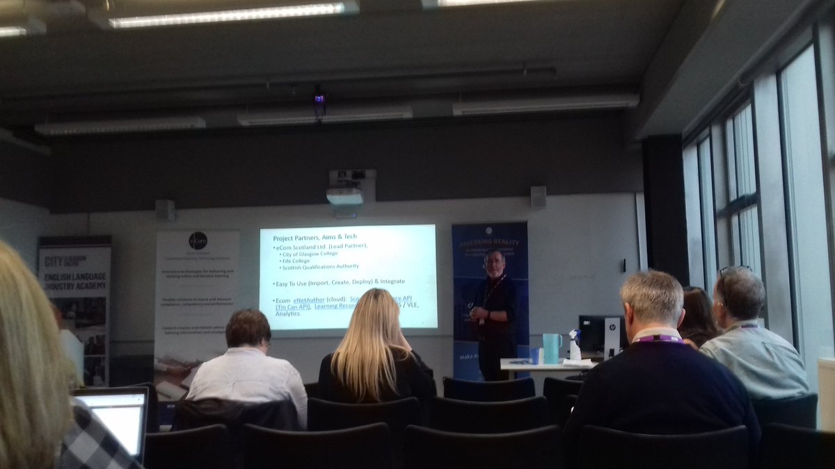 martynjware's tweet photo. Exploring opportunities and challenges of #VR for #assessment - thanks to our project partners at #eComScotland and #CityofGlasgowCollege for hosting a thought provoking Monday morning #sqafutures https://t.co/jG58zxJoCn