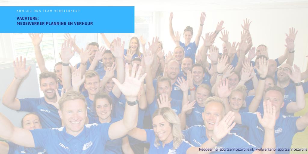Kom jij ons Team Sportinfrastructuur versterken? Reageer dan nu op de vacature: Medewerker planning en verhuur. Een afwisselende functie waarbij jij sportend Zwolle helpt bewegen op toffe locaties! bit.ly/2obTJYn #sport #werkindesport #vacature #sportaccommodaties