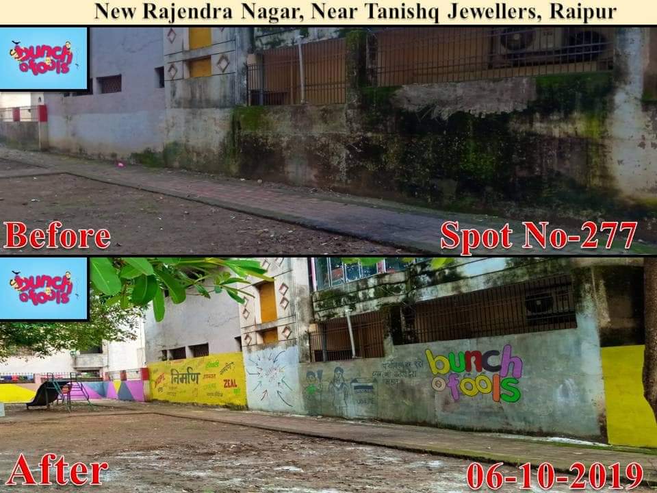 Bunch_Fools's tweet photo. Spot No -277
Please check the Before &amp; After pics of yesterday spot..
#bunchofools 
#refuse_single_use
#प्लास्टिक_से_कट्टी 
#bunchofools
#safaigiri
#Save_Earth
#zerowaste 
#Sustainable #sustainability 
#Ecofriendly
#Noplastic #saynotoplastic
#Plasticfree #Plasticfreelifestyle https://t.co/nxox2BlpVW