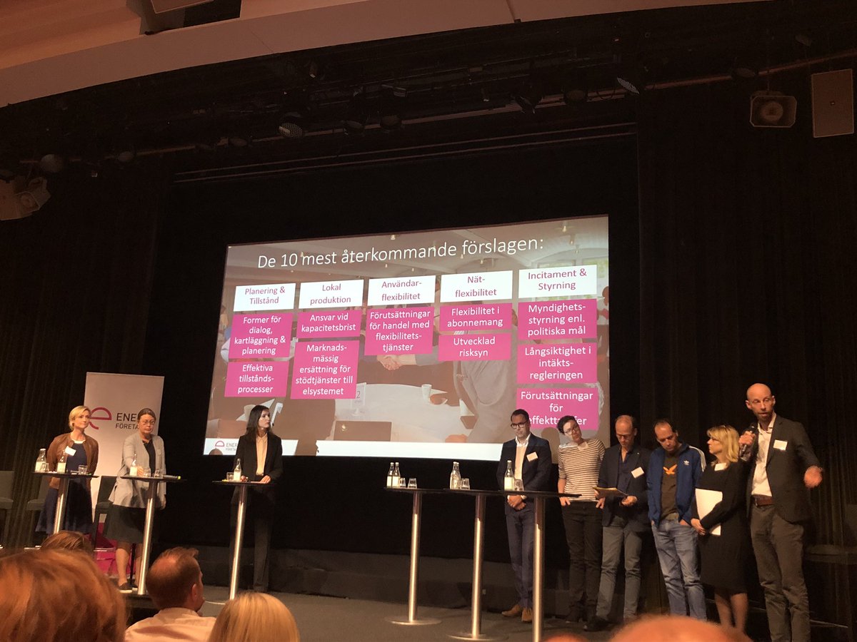 10 förslag för att komma åt #nätkapacitet ! Ansvar vid kapacitetsbrist och marknad som ger värde på effekt lokalt där det behövs