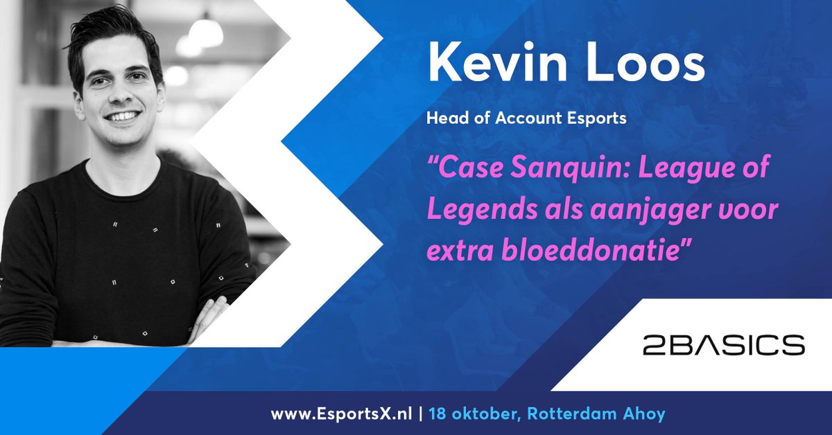2Basics_NL's tweet photo. #MYFIRSTBLOOD OP ESPORTSX CONFERENTIE💉👾

Op 18 oktober spreekt @KevLoos samen met Jan Bakker van @sanquin op EsportsX in @RotterdamAhoy. Hoe League of Legends via een partnership met Riot Games als aanjager werd gebruik voor extra bloeddonatie.

Zien we jou op 18 oktober? 👀 https://t.co/Nv1VOtyLcd