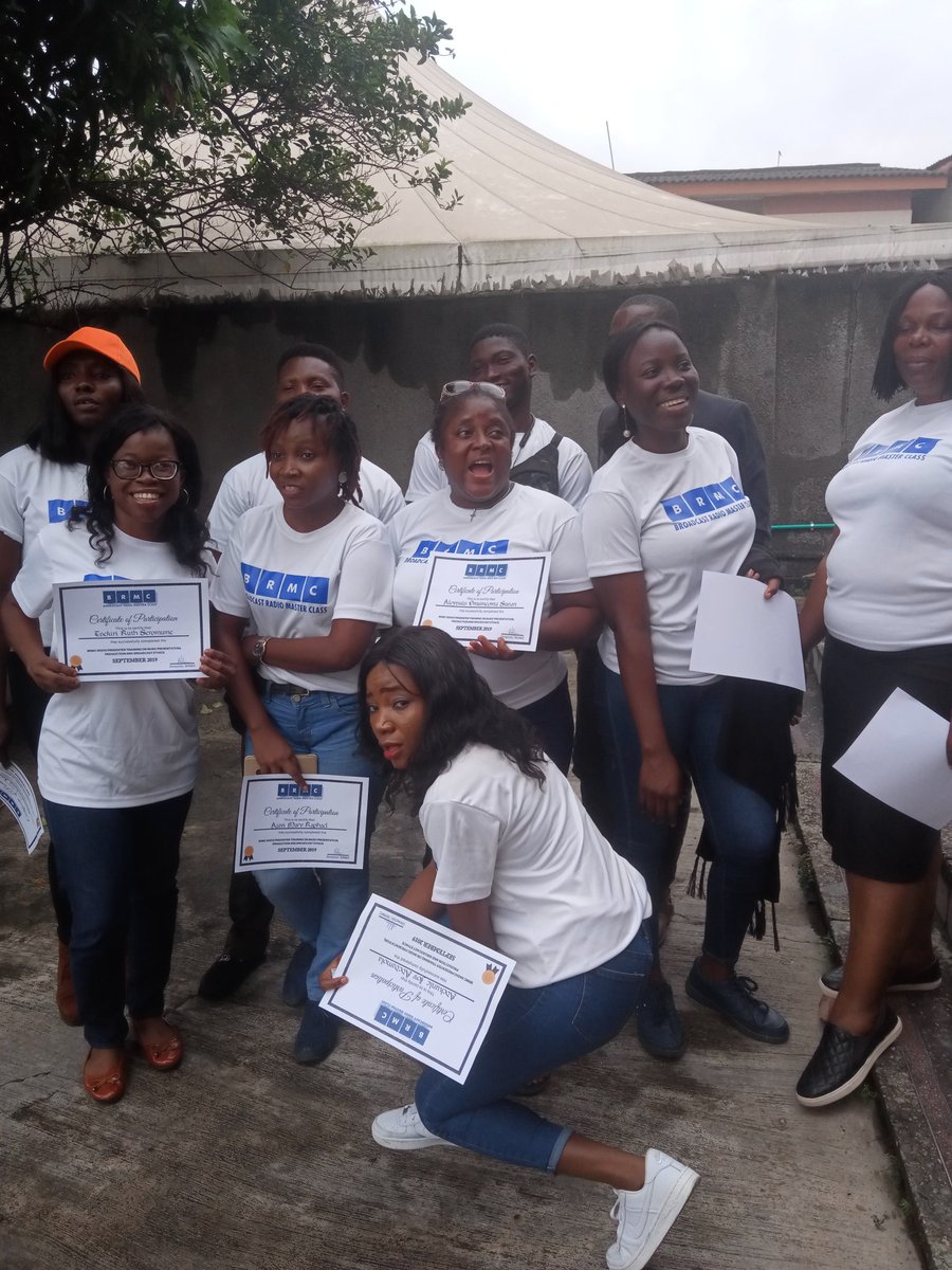 TheRadioClassNG's tweet photo. Congratulations to BRMC. Class of September 2019
We enjoyed your company and we absolutely loved every moment.
#GoFlourish! https://t.co/9Fma7OQRO3