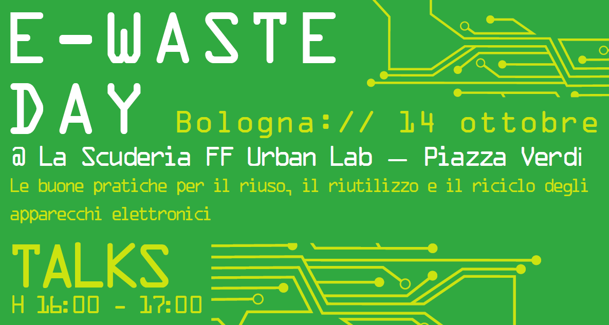 Vi aspettiamo con <a href="/Legambiente_EmR/">Legambiente Emilia-Romagna APS</a> il prossimo lunedì 14.10 per #EWasteDay: impatto del mondo digitale sull’ambiente e sfide per un’informatica a emissioni zero. Con exe.it parleremo del nostro Data Center #00GATE