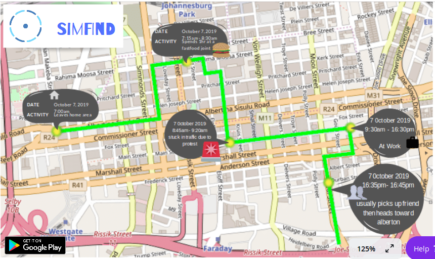 simfind's tweet image. Use @simfind to track your friends and family.  With an all new update coming up soon you'll be able to see where they stopped, where they work, live etc.

simfind.co.za