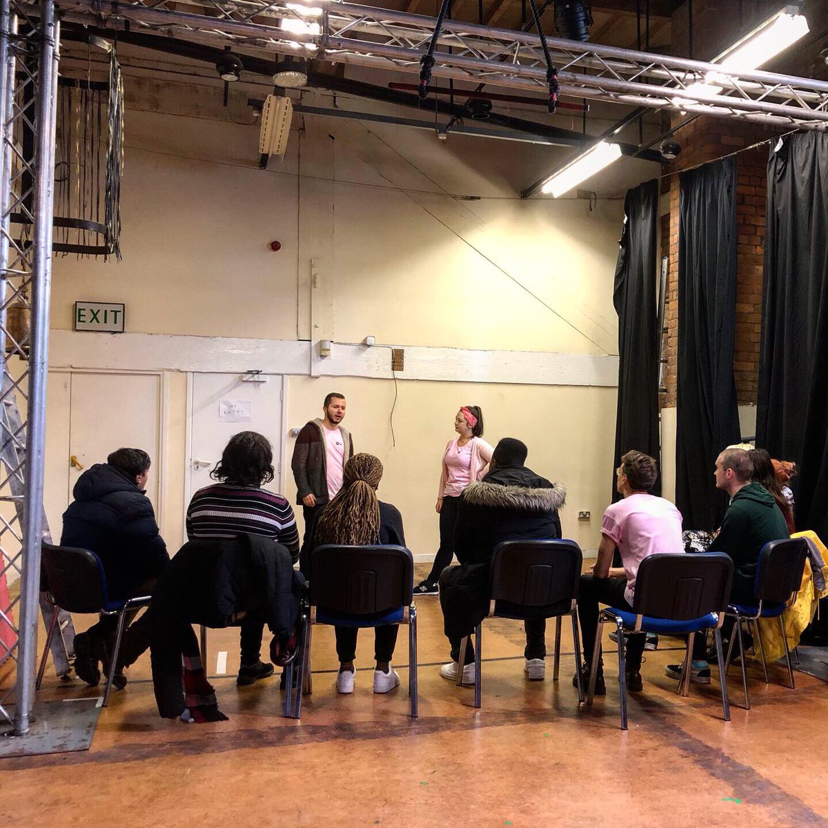 oheksketch's tweet photo. We absolutely loved leading our two comedy workshops @niamos5 this weekend for @SICKfestival. Thank you to all that took part and for having a good laugh with us!
#ohek #comedy #workshop @ContactMcr https://t.co/YKZl3tzduO