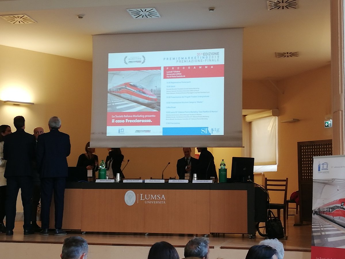 ParideRoncaglia's tweet photo. 🏆 Premio Marketing 2019 - finale
🎫 31 edizione

#SIMktg #Lumsa #PremioMarketing https://t.co/MXRlLLPawl