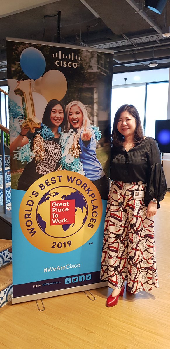 shirl_kuo's tweet photo. 2019.10.07 Celebrating Cisco to be #1 World's Best Place To Work #WeAreCisco #LoveWhereYouWork https://t.co/JA2gwRxrrb