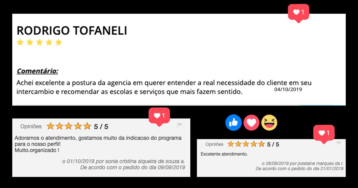 STB_Brasil's tweet photo. 😍 Começar a semana com esses depoimentos, é o nosso gás para planejar cada vez mais sonhos. Obrigado, gente!!! #STBnoMundo 🌎
https://t.co/LRsCDws00X https://t.co/PaC7Sz9r5o