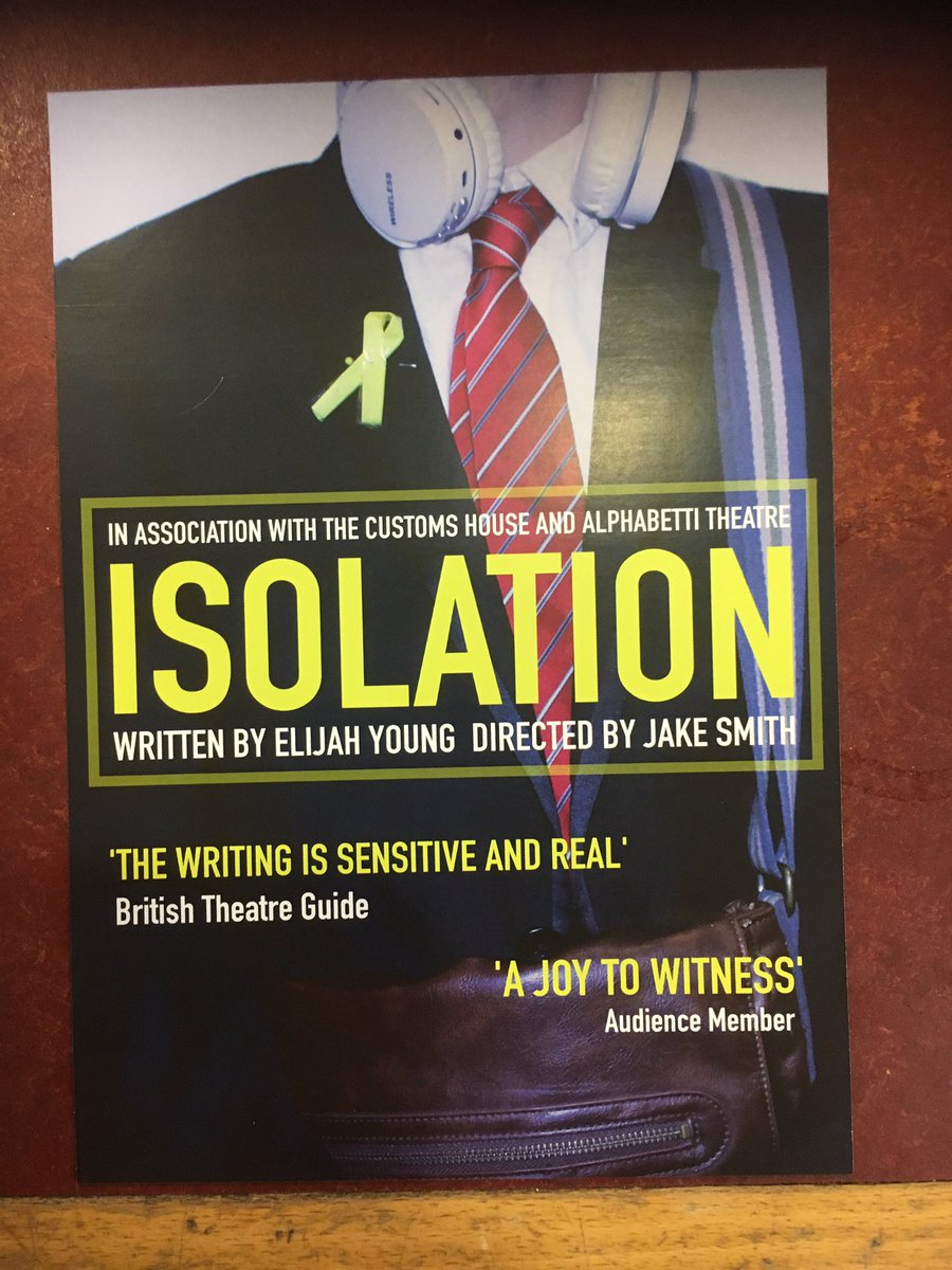 rayspencermbe's tweet photo. If you missed this @thecustomshouse Do yourself a favour and see it @Alphabetti #TerrificWriting #outstandingEnsemble https://t.co/IU7Ub15n8K
