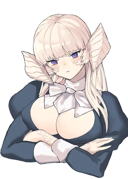 アウラらくがき🦀 #FF14 