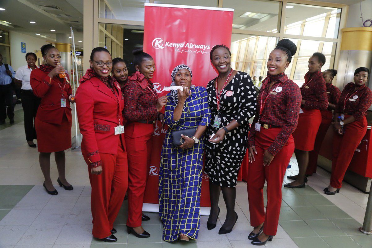 KenyaAirways's tweet photo. That moment when...you find out you've just been gifted with a flight upgrade ๐๐๐ #KQCustomerServiceWeek
#TheMagicOfService https://t.co/Z0WB1VV4VP