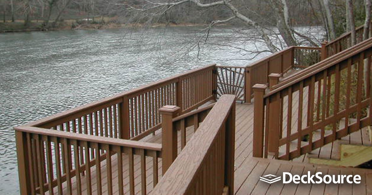 DecksourceGA's tweet photo. #DeckSource wants to help you enjoy the view. Using water resistant and durable #TrexDecking, this river overlook invites you to relax and unwind. Don’t forget the coffee and good company! Visit https://t.co/mwSsppqcKb for more information. #relaxbytheriver #Trex #enjoytheview https://t.co/qtpv9kwlF2