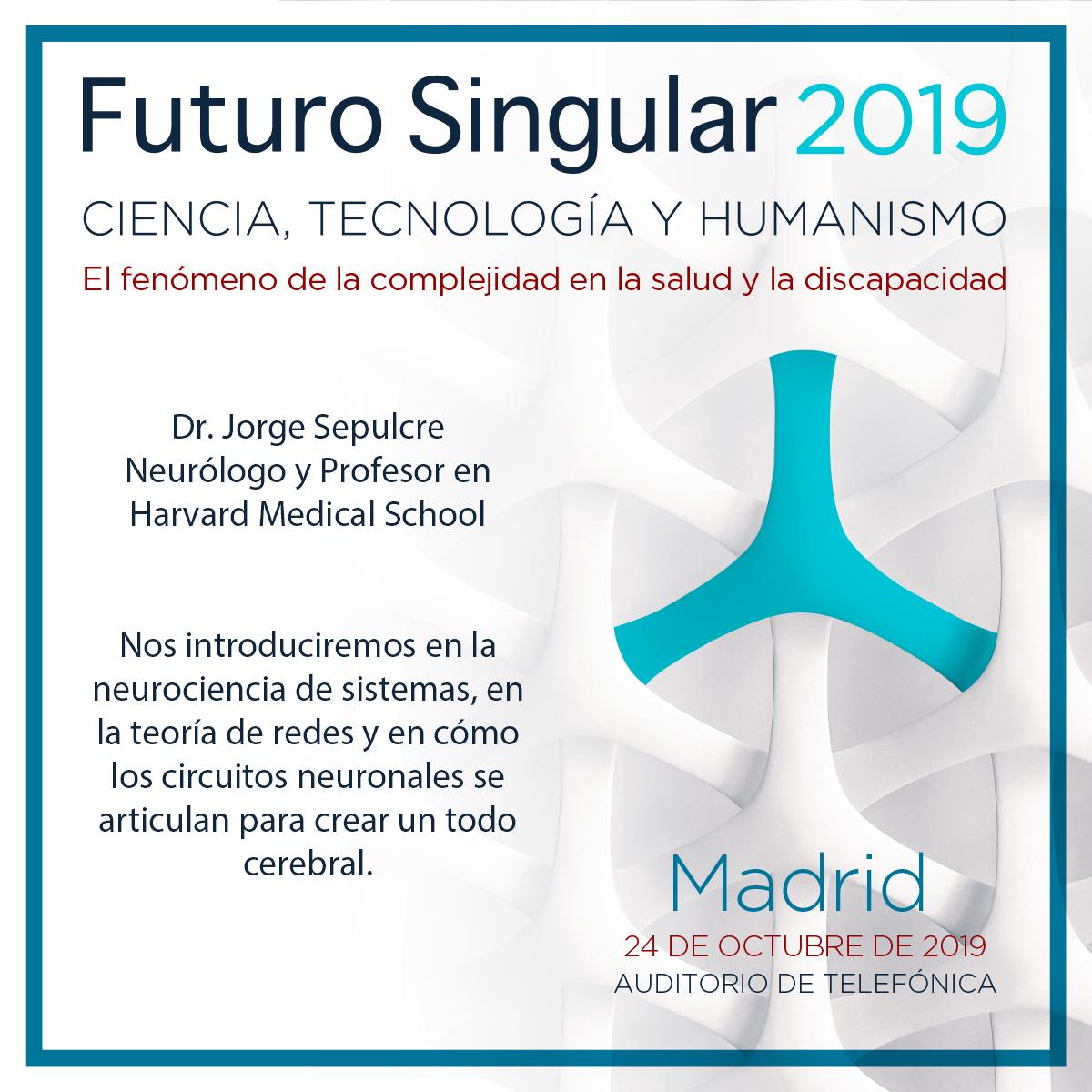 SepulcreLab's tweet photo. Emocionados por poder presentar la conferencia el 24 de octubre en Madrid sobre la complejidad de las redes cerebrales @FuturoSingular @Telefonica https://t.co/brmvcSOWGh