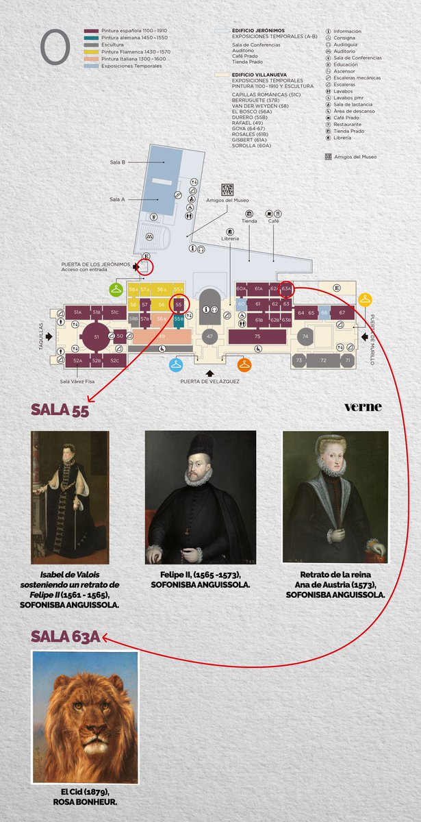 cultura_hola's tweet photo. Plano con las diez obras creadas por mujeres que se exponen en el @MuseodelPrado.  https://t.co/TjZwf4h0Pc https://t.co/TEa4EPgrQ5