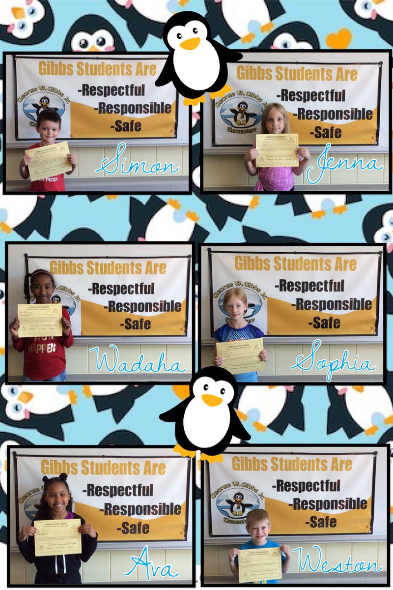 Tap to see our 6 Gibbs Penguins who earned Fish of the Week for their #respectful, #responsible and #safe actions at school - great job! #rpsgibbs #pbis
