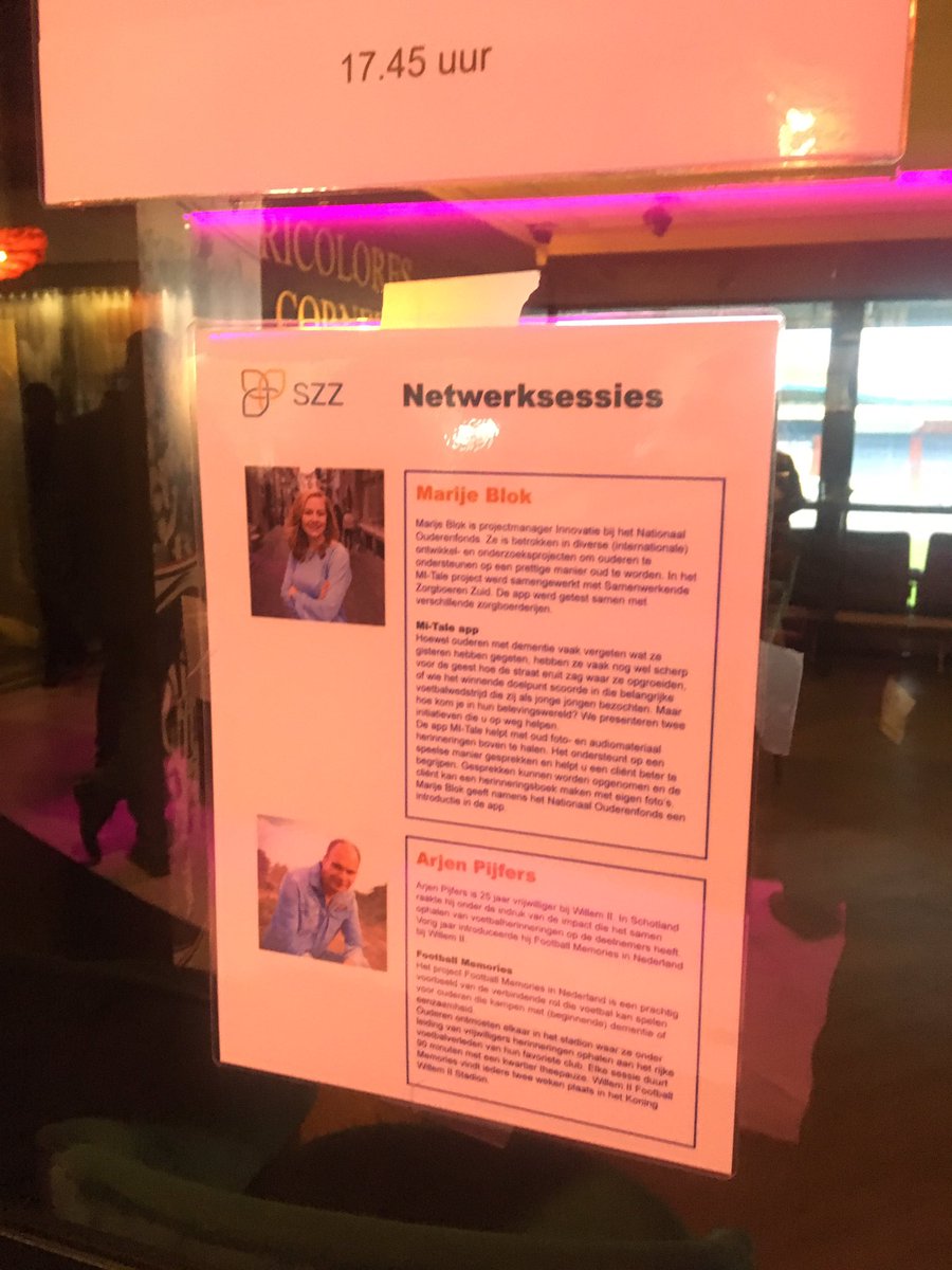 marijeblok's tweet photo. Mn eigen skylounge! 💪🏻⚽️ Mooie locatie om MI-Tale app te presenteren! Dit was stilte voor de storm. Daarna druk in gesprek met #zorgboeren over het ophalen van #herinneringen met #ouderen met #dementie en hoe #ICT dit en makkelijker èn leuker kan maken! @Stichting_SZZ @WillemII https://t.co/fmNIDFE41m