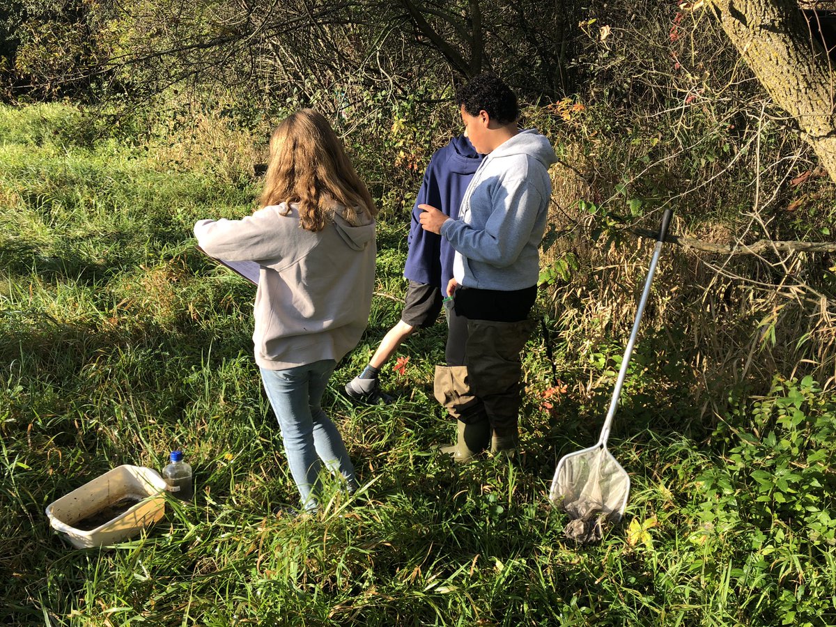 STEM Biology students were out collecting stream samples today 🧐🧐🤓🤓😎😎 <a href="/STEM_Saratoga/">@STEM_Saratoga</a> <a href="/edUcation_frwd/">James Murray</a>