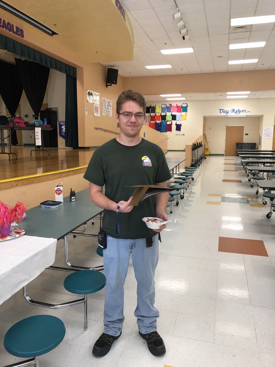 EAGLES_IMS's tweet photo. A BIG thank you to our Eagle MVP this week, one of our amazing custodians Donald. Thank you Donald for all that you do for our school and the students. You are awesome! 🦅 #SOAR #EagleMVP @Elundman @PBCSwPBS https://t.co/oUp4xwLE8G