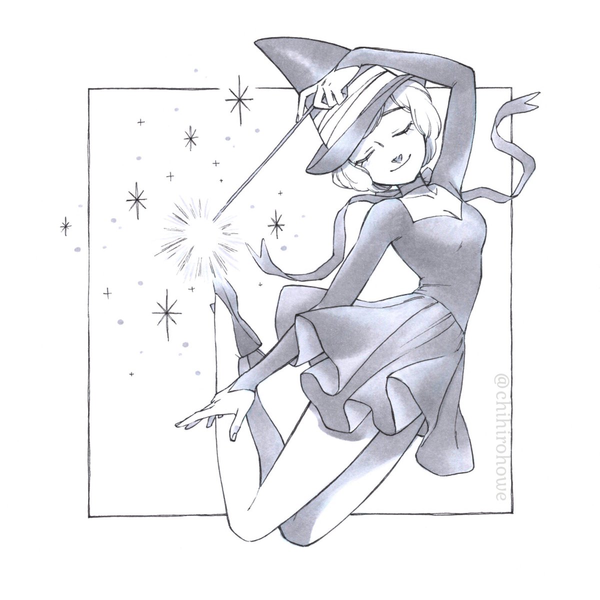 Inktober day 7, "Enchanted"

#inktober 7日目、「Enchanted(魔法にかけられる)」

#Inktober2019 #copic #copicmarkers #コピック 