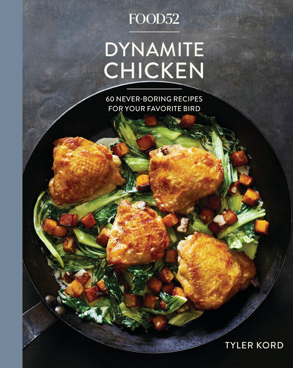 TenSpeedPress's tweet photo. Happy release day to @Food52's #DynamiteChicken! This new book is a game-changing collection of 60 new-fashioned chicken recipes from chef @TylerKord & #Food52! https://t.co/1MW8Nrpdfu https://t.co/pxNKFocVP9