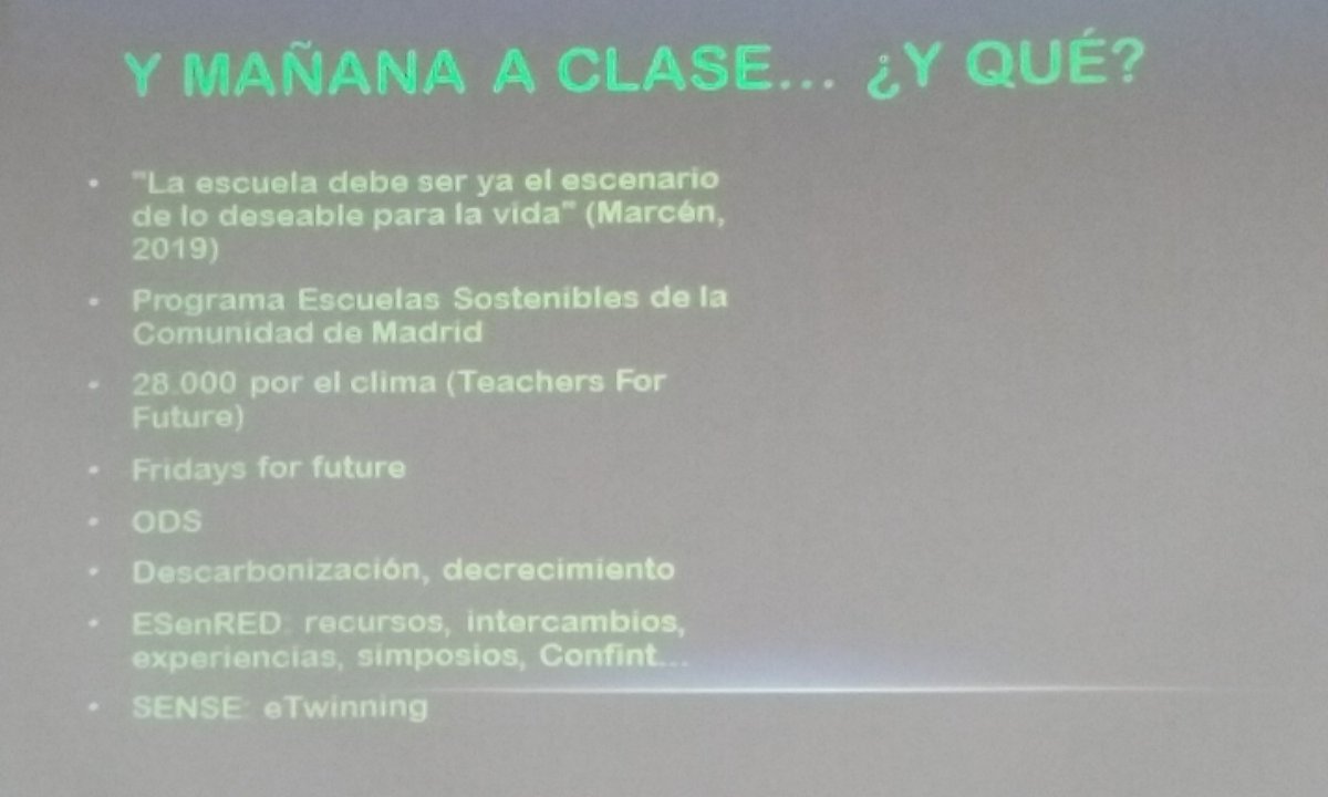 Ya en 1972 (Conferencia de Estocolmo) se habló por primera vez del peligro del cambio climático y de la #educación como vía esencial para paliarlo. Sesión de trabajo con JoseManu Gutiérrez Bastida #EsenRed en <a href="/cfa_gei/">CFA CIUDAD ESCOLAR</a> <a href="/ctifmadrideste/">CTIF Este</a> #RedFormacionMadrid