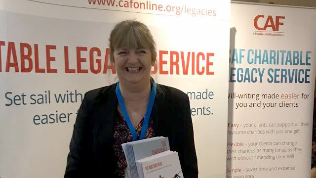 Caf's tweet photo. There's still time to visit us today and tomorrow at The Society of Will Writers Annual Conference. Discover how our CAF Charitable Legacy Service makes giving to charity in your Will plain sailing: https://t.co/qQ5RvsBmvg
#SWWCon19 @WillSociety https://t.co/JstGqarqmy