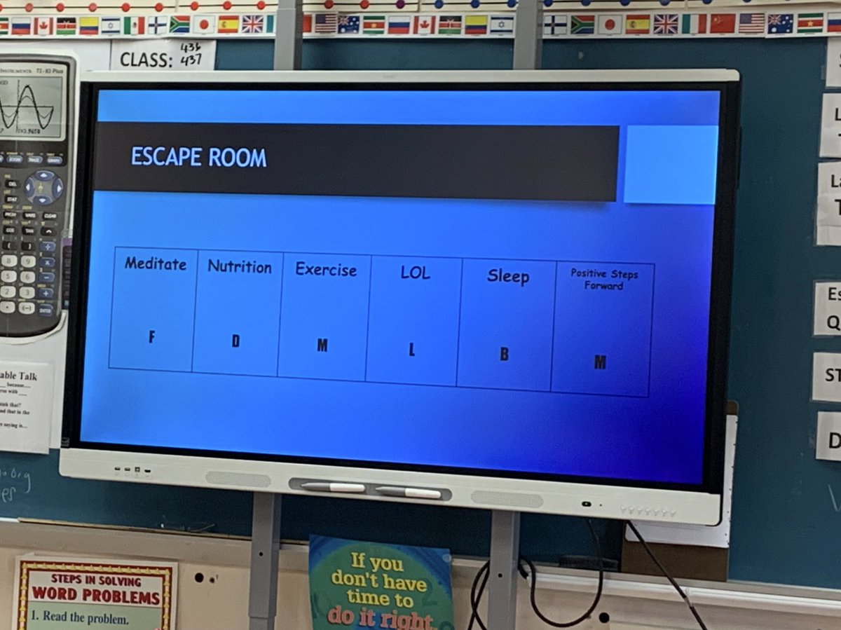 HAvagnano's tweet photo. Thanks to @CoreyMammolito, my students LOVED learning about having a healthy mind &amp; body through “The Escape Room”! #HealthclassMatters #fitnessEscapeRoom #nycPE #learningfromExploration @MS137Heroes @PrincipalMastro https://t.co/wsh4BApK6n