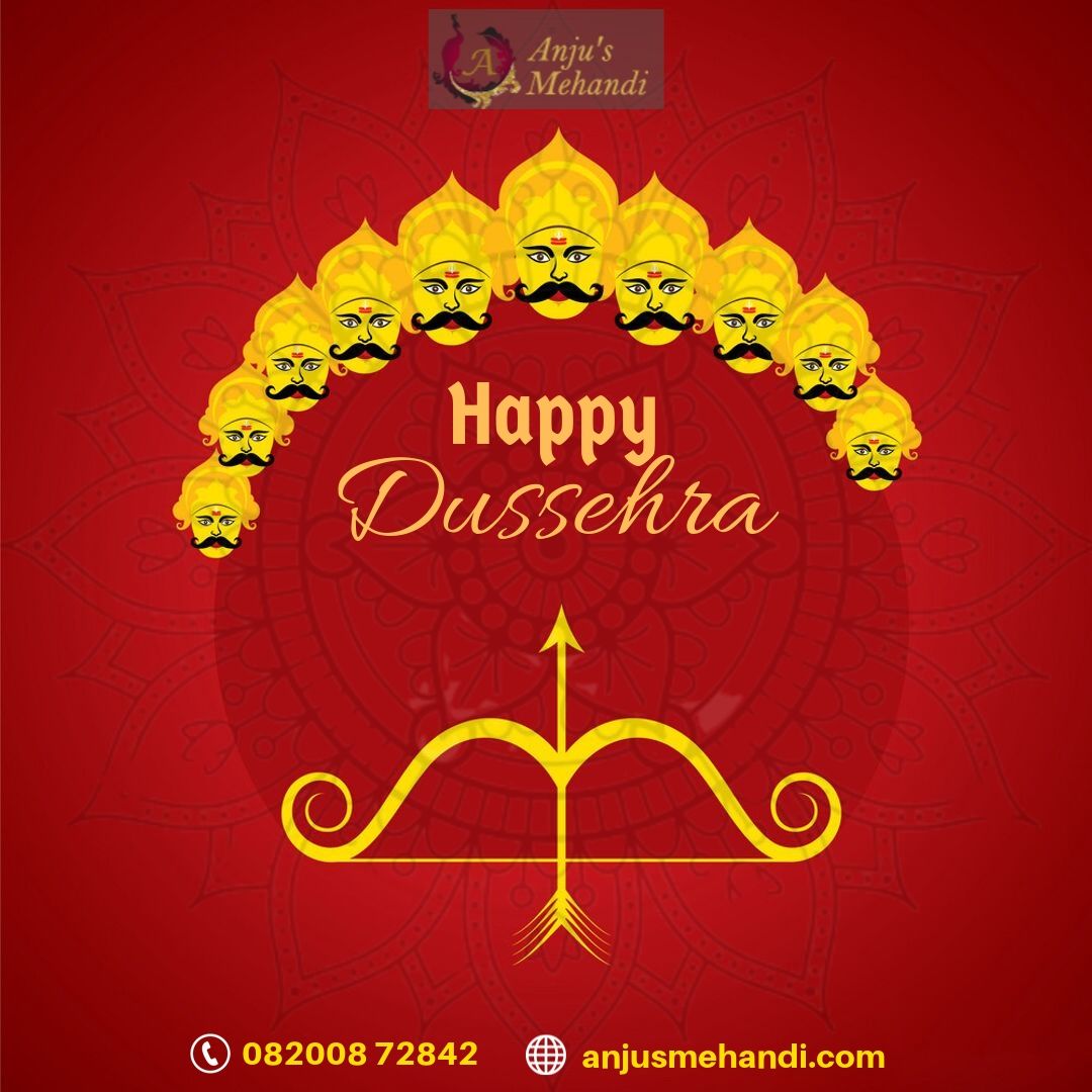 AnjusMehandi's tweet photo. A Time For Celebration, A Time For Victory Of Good Over Bad, A Time When World See The Example Of Power Of Good. Let Us Continue The Same True Spirit. Blessing Of Dussehra.

#dussehra #ravan #happydussehra #dusshera  #dussehraspecial  #dussehragreetings https://t.co/QLOYxDynjL