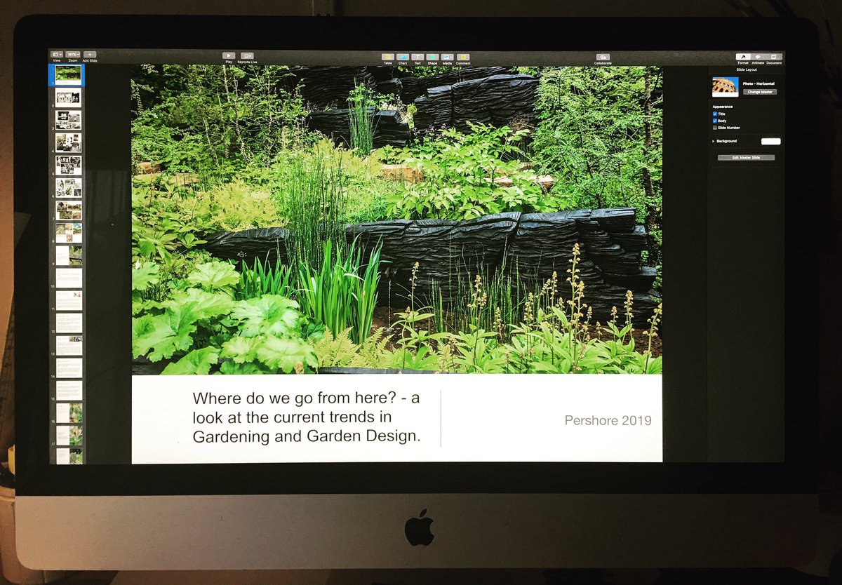 The next Garden Design talk at @PershoreColWCG is on the 22nd October 2019 (2-4pm) Very interesting topic, looking at the current trends in gardening and design and where we go from here.