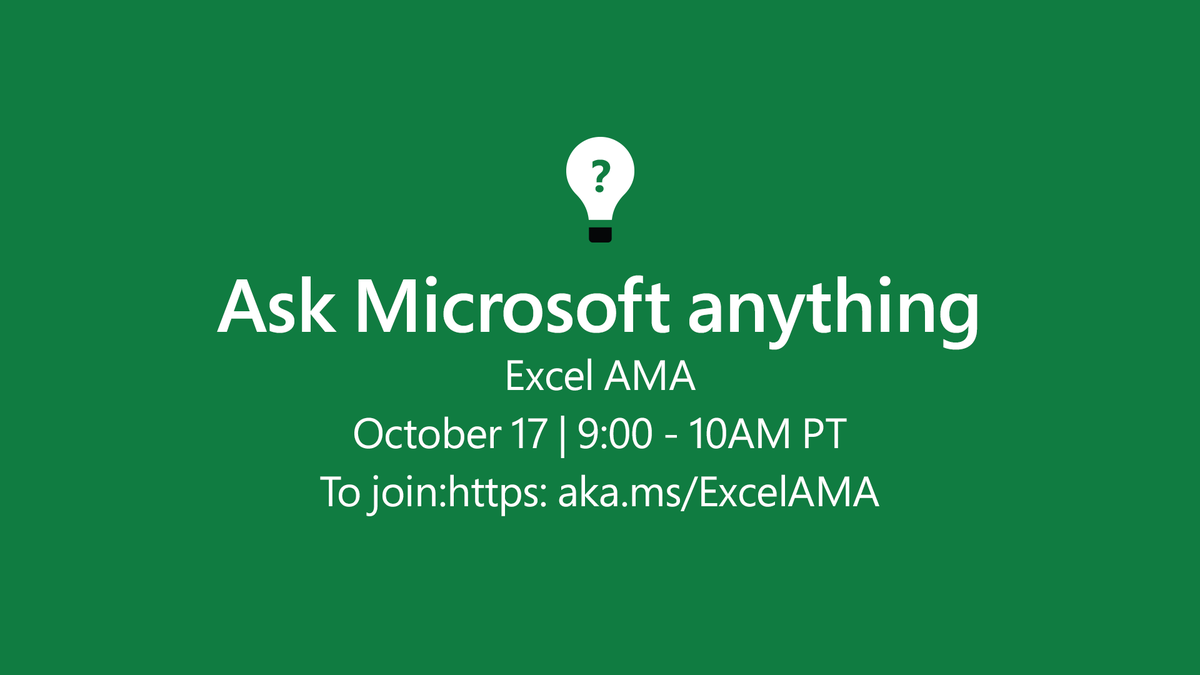 Microsoft Excel tweet media