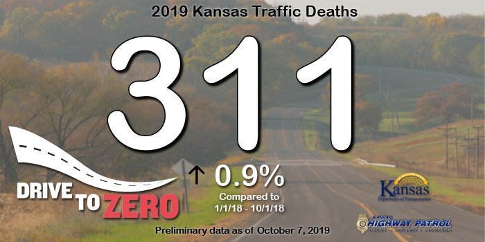 DriveSafeKansas's tweet photo. Thursday is Put the Brakes on Fatalities Day. Help spread the word that driving safely is everyone’s responsibility. #PBFDKS https://t.co/HXVdWZW4qs